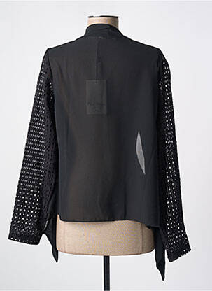 Gilet manches longues manches longues noir PAUL BRIAL femme