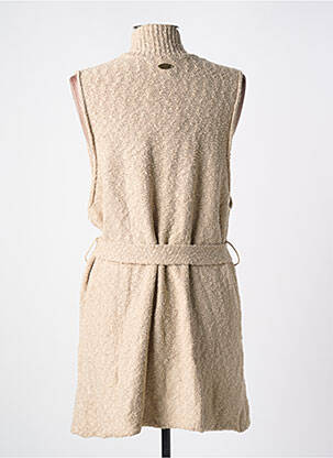 Gilet sans manche poches beige SURKANA femme