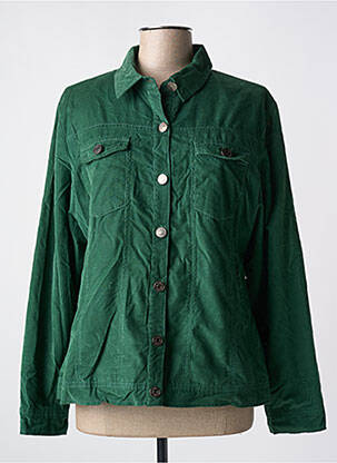Veste casual poches vert AGATHE & LOUISE femme