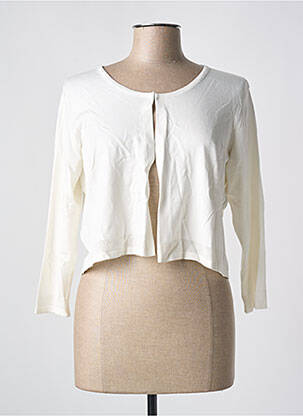 Boléro maille fine beige IMPULSION femme