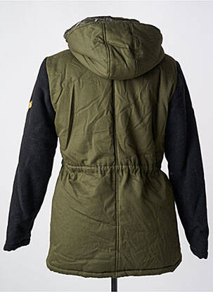 Parka col col montant a capuche vert MERI & ESCA femme