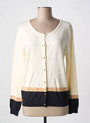 Gilet manches longues beige PAUL BRIAL pour femme seconde vue