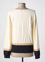 Gilet manches longues beige PAUL BRIAL pour femme seconde vue