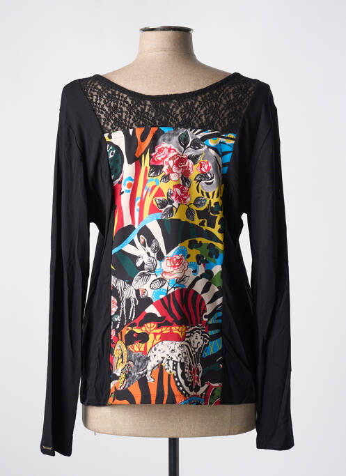 Gilet manches longues noir MALOKA femme