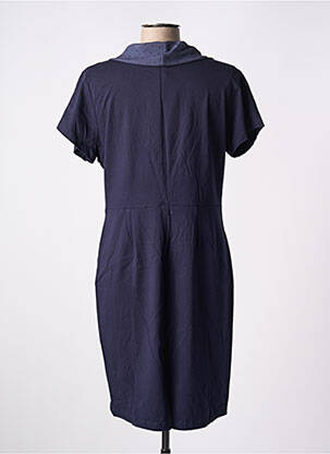 Robe courte manches courtes manches courtes bleu PAUL BRIAL femme