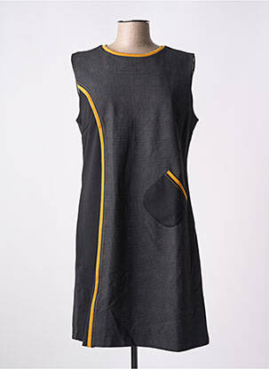 Robe mi-longue sans manche sans manche gris PAUL BRIAL femme