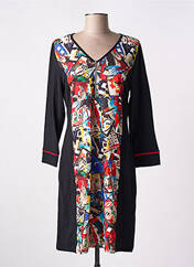 Robe courte noir MALOKA pour femme seconde vue