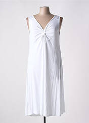 Robe mi-longue blanc MALOKA pour femme seconde vue