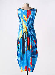 Robe mi-longue bleu MALOKA pour femme seconde vue