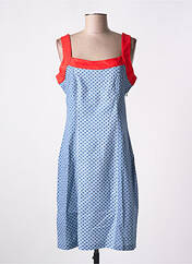 Robe mi-longue bleu PAUL BRIAL pour femme seconde vue