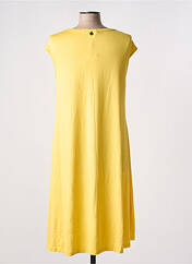 Robe mi-longue jaune MALOKA pour femme seconde vue