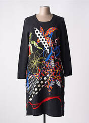 Robe mi-longue noir IMPULSION pour femme seconde vue