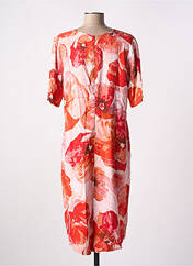 Robe mi-longue orange PAUL BRIAL pour femme seconde vue
