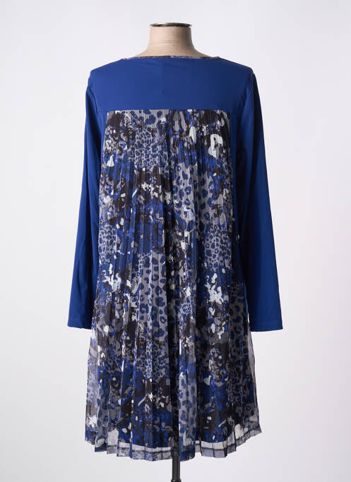 Robe courte bleu MALOKA pour femme