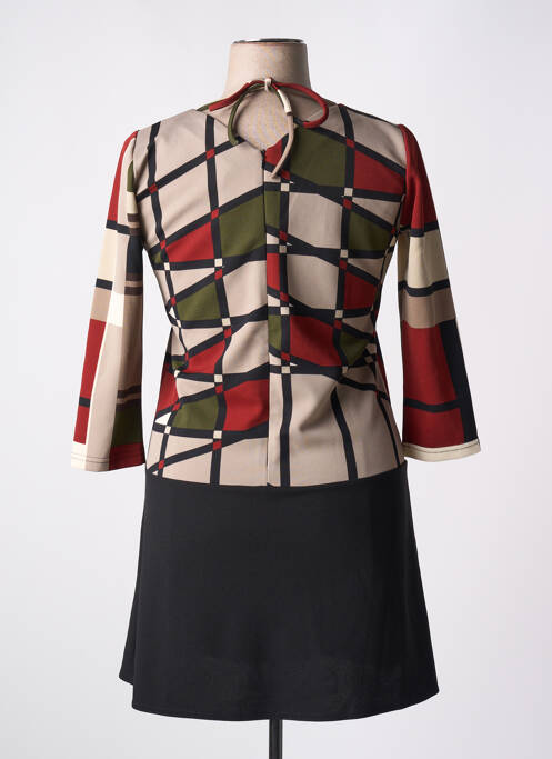 Robe courte noir AKELA KEY pour femme