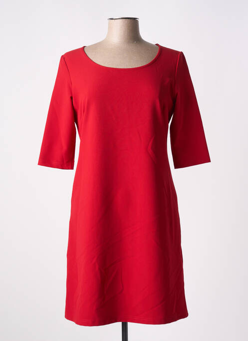 Robe courte rouge AKELA KEY pour femme