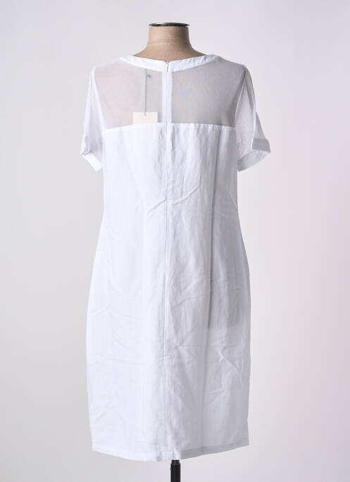 Robe mi-longue blanc PAUL BRIAL pour femme