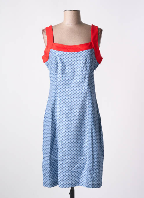 Robe mi-longue bleu PAUL BRIAL pour femme