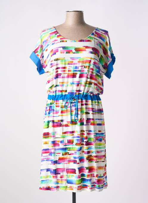 Robe mi-longue bleu PAUL BRIAL pour femme