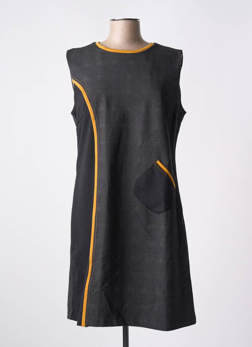 Robe mi-longue gris PAUL BRIAL pour femme