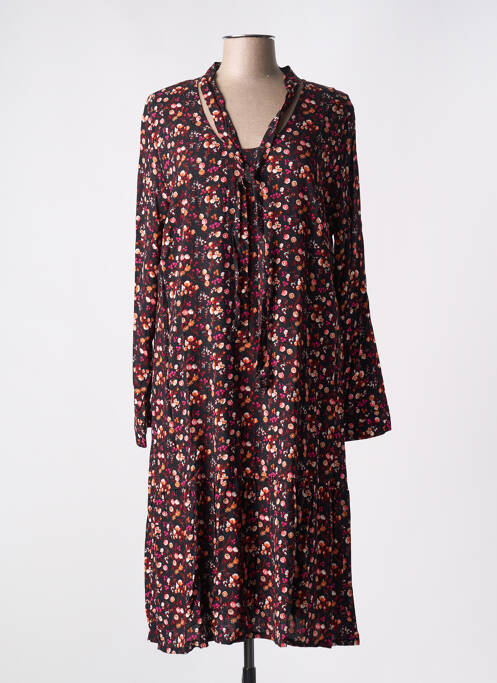Robe mi-longue noir AGATHE & LOUISE pour femme