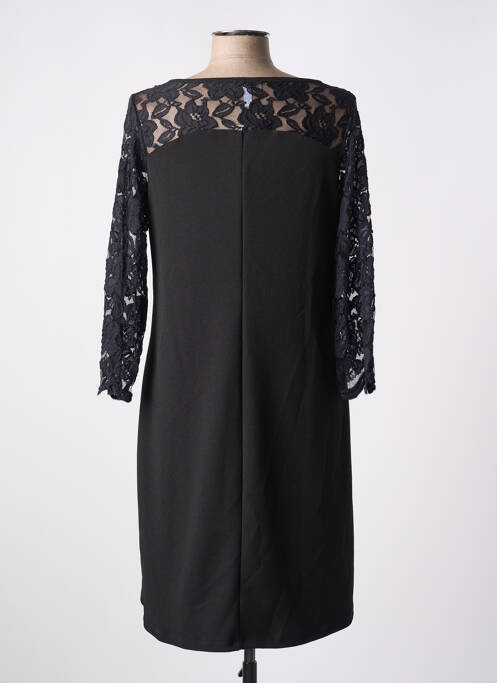 Robe mi-longue noir IMPULSION pour femme