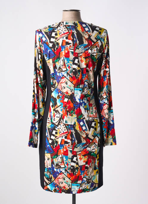 Robe mi-longue noir MALOKA pour femme