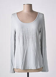 T-shirt manches longues manches longues gris PAUL BRIAL femme