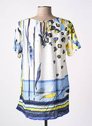 Blouse manches courtes manches courtes jaune PAUL BRIAL femme