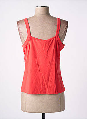 Top tissage jersey fines bretelles rouge PAUL BRIAL femme