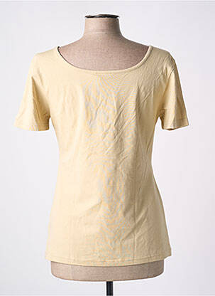 T-shirt sérigraphie manches courtes beige PAUL BRIAL femme