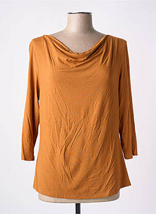 T-shirt manches 3/4 manches 3/4 orange SURKANA femme