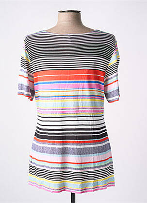 T-shirt stretch manches courtes gris IMPULSION femme