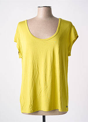 T-shirt stretch manches courtes vert SURKANA femme