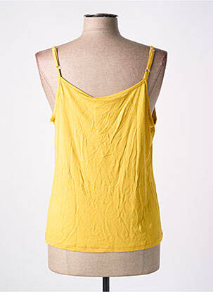 Top tissage jersey fines bretelles jaune IMPULSION femme