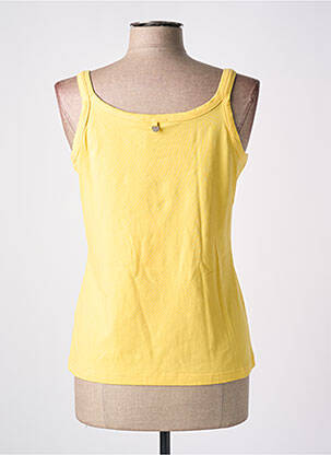 Top tissage jersey fines bretelles jaune PAUL BRIAL femme