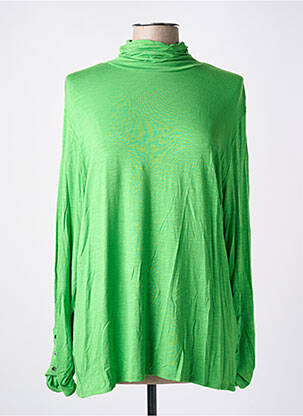 Sous-pull vert MARBLE pour femme