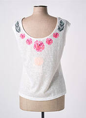 T-shirt blanc PAUL BRIAL pour femme seconde vue