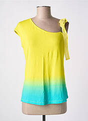 T-shirt jaune PAUL BRIAL pour femme seconde vue