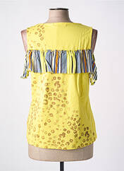 T-shirt jaune PAUL BRIAL pour femme seconde vue