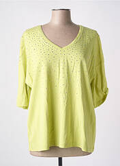 T-shirt vert MARBLE pour femme seconde vue