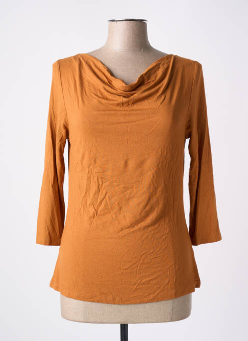 T-shirt manches 3/4 manches 3/4 orange SURKANA femme
