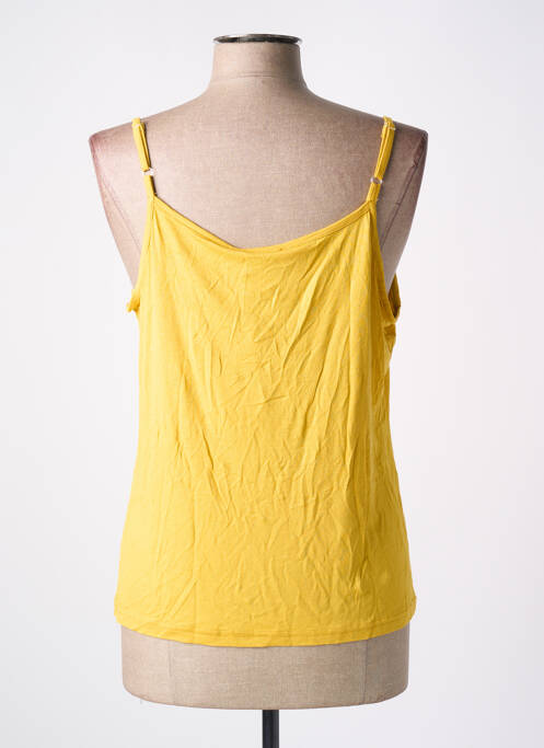Top tissage jersey fines bretelles jaune IMPULSION femme