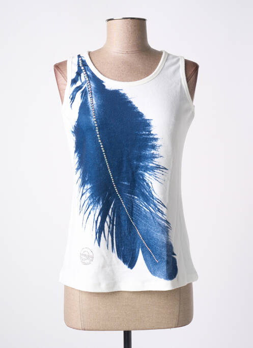 Débardeur bleu BUGARRI pour femme