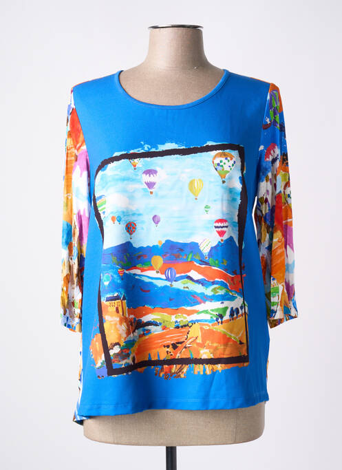 Top bleu MALOKA pour femme