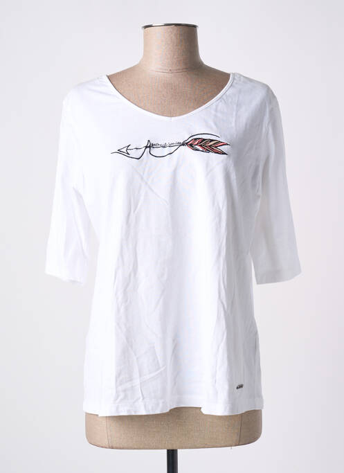 T-shirt blanc AGATHE & LOUISE pour femme