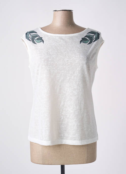 T-shirt blanc PAUL BRIAL pour femme