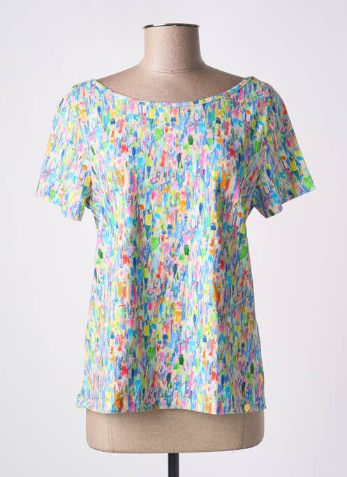 T-shirt bleu MALOKA pour femme
