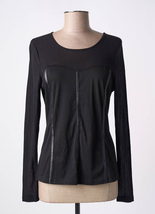 T-shirt noir PAUL BRIAL pour femme