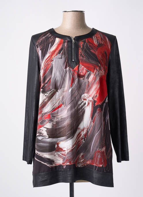 Tunique manches longues noir IMPULSION pour femme